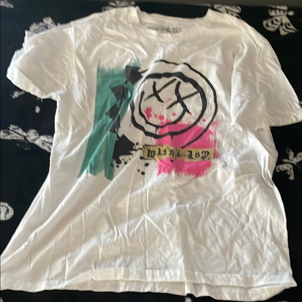 Kids Graphic T-Shirt - White and Pink